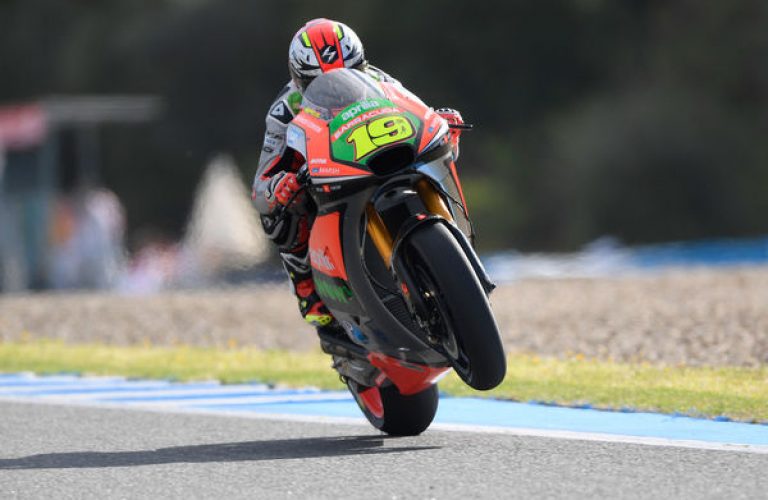 Prima giornata di prove a Jerez: Aprilia in pista con le prime evoluzioni sulla RS-GP