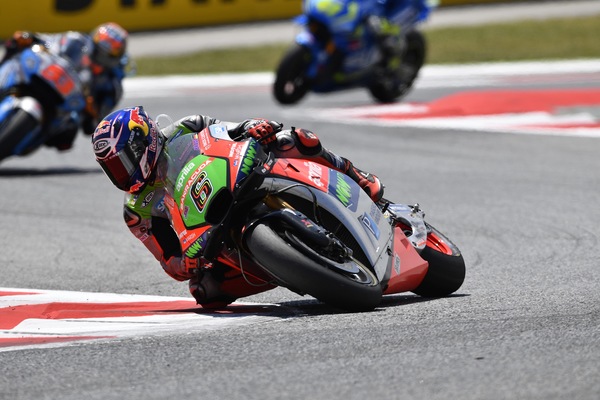 Bautista Rides His Aprilia Rs-Gp To Eighth Place In The Catalunya Gp. Bradl Also In The Points - Gresini Racing