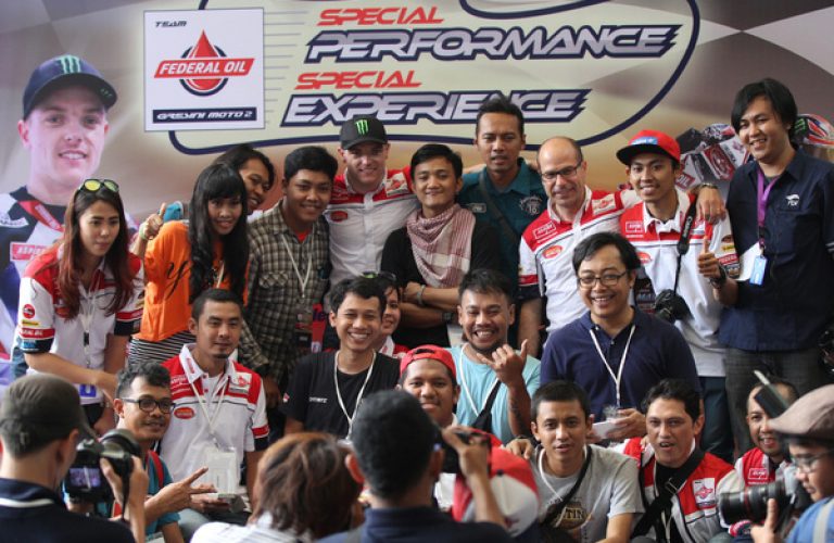 Sam Lowes incontra i fan indonesiani a Giacarta