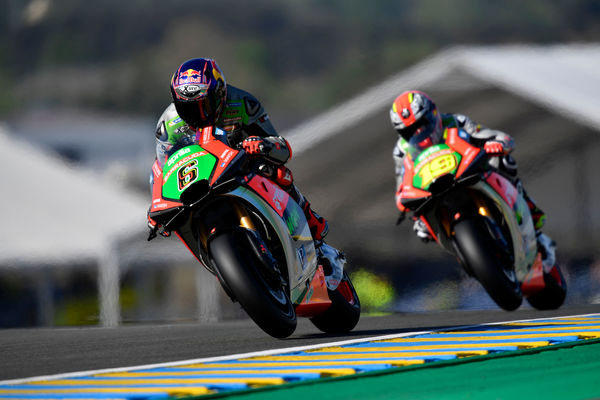 First Day Of Practice At Le Mans For Aprilia Racing Team Gresini - Gresini Racing