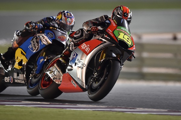 Qatar Gp: A Nice Debut For The Aprilia Rs-Gp Which, With Very Few Kilometres Under Its Belt, Is In The Points With Bautista - Gresini Racing