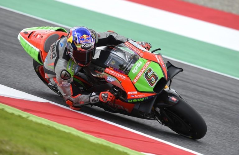 Prima giornata di prove al Mugello: le Aprilia RS-GP affrontano per la prima volta il circuito toscano