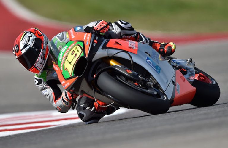 Prima giornata per l’Aprilia Racing Team Gresini in Texas