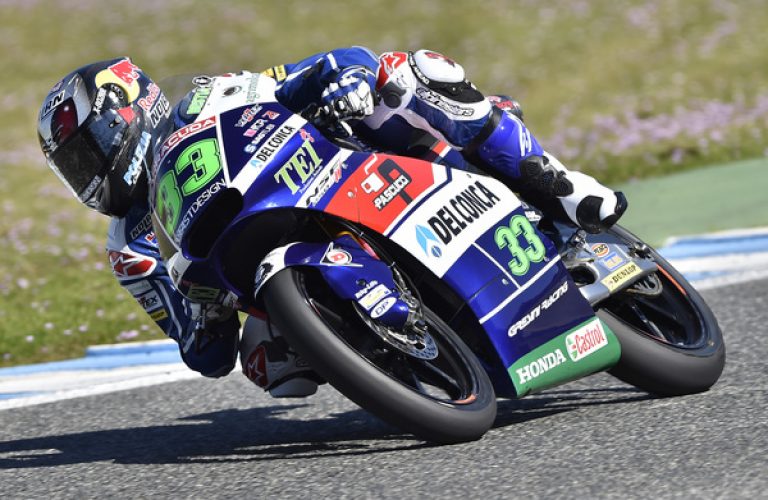 Pochi giri per Bastianini nell’ultimo giorno di test a Jerez, ma il bilancio è positivo. Sfortunato Di Giannantonio