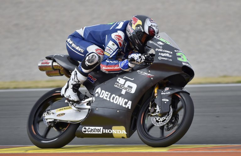 A Valencia primo giorno di test del 2016 per Bastianini e Di Giannantonio