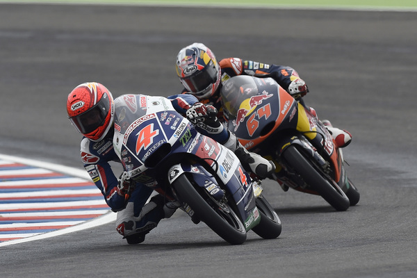 Damp Race With No Reward For Gresini Racing Team Moto3 Riders At Termas De Rio Hondo - Gresini Racing