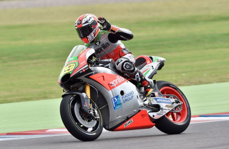 Le Aprilia RS-GP di Bradl e Bautista in sesta e settima fila nel GP di Argentina