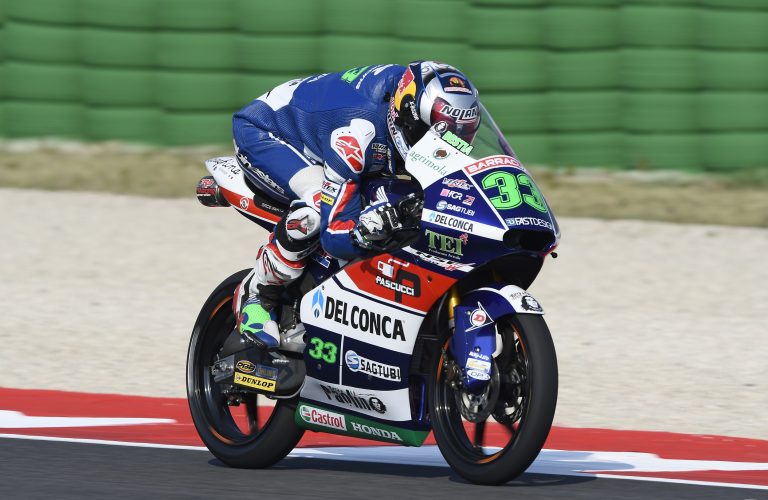 Bastianini takes control on opening day at Misano. Di Giannantonio fifth