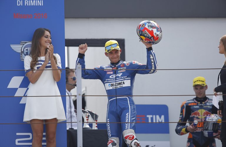 Bastianini battles till the end taking second place at Misano. Top Ten for Di Giannantonio