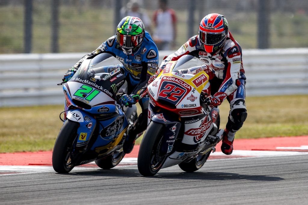 Lowes crashes out while fighting for the podium at Misano - Gresini Racing