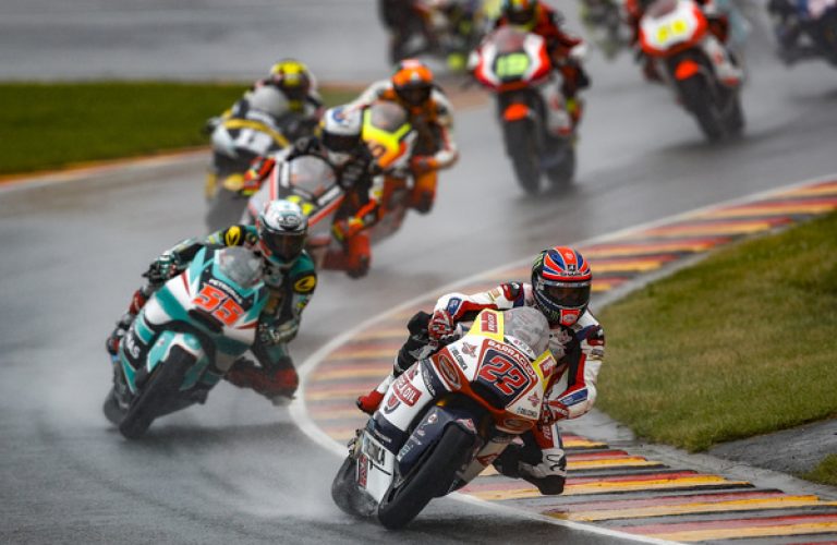 Determined Lowes Crashes Out Of German Grand Prix