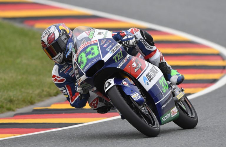 Bastianini Al Comando Nelle Prime Libere Al Sachsenring. ‘Diggia’ Rallentato Da Una Caduta