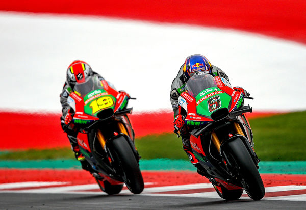 Fall Temperatures Welcome Aprilia To The Red Bull Ring: Good Improvement For Bautista, Bradl Hindered By A Crash - Gresini Racing