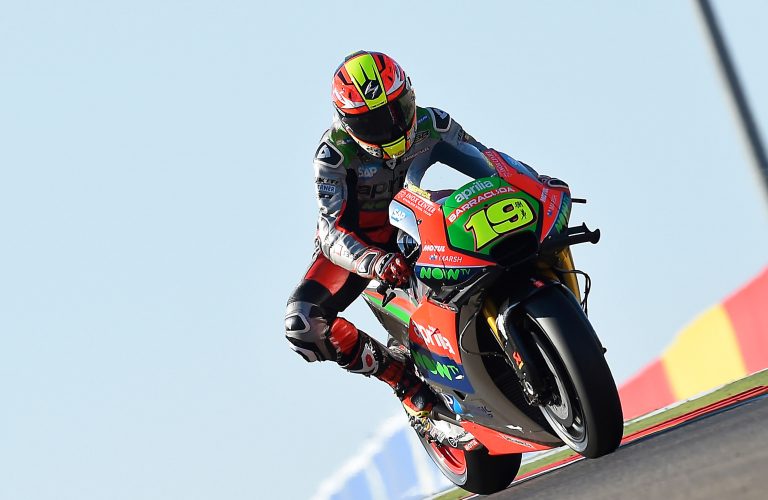 Continua la progressione Aprilia ad Aragon: Q2 e quarta fila per Bradl, quinta fila per Bautista