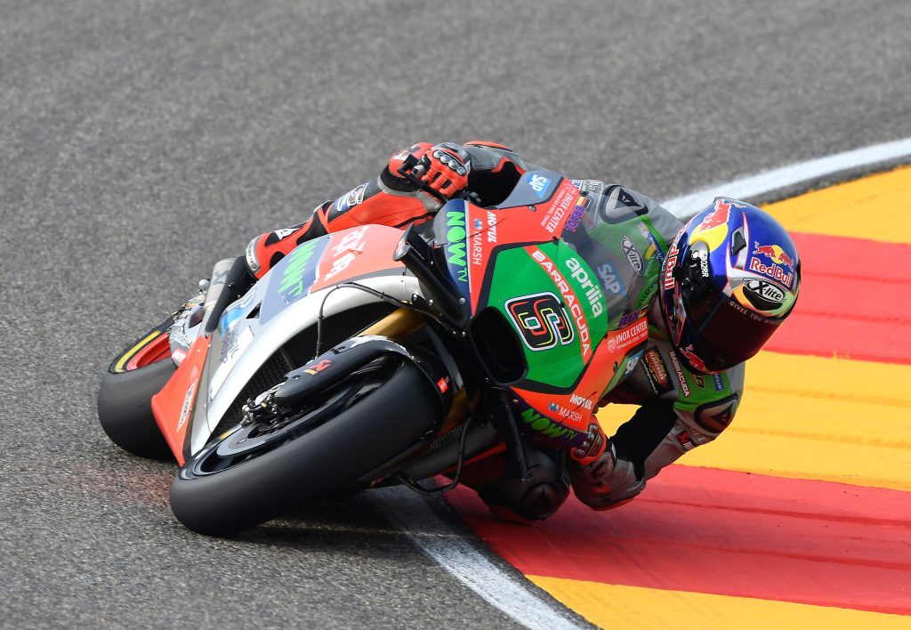 Good start for Aprilia at Aragon with Bradl and Bautista just out of the top 10 - Gresini Racing