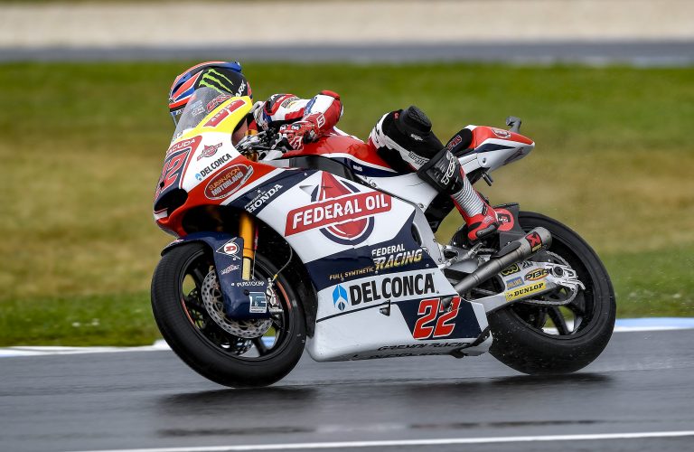 Only a few laps for Sam Lowes on wet opening day in Australia