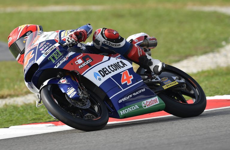 Di Giannantonio and Sasaki take seventh row in rain affected Sepang Qualifying