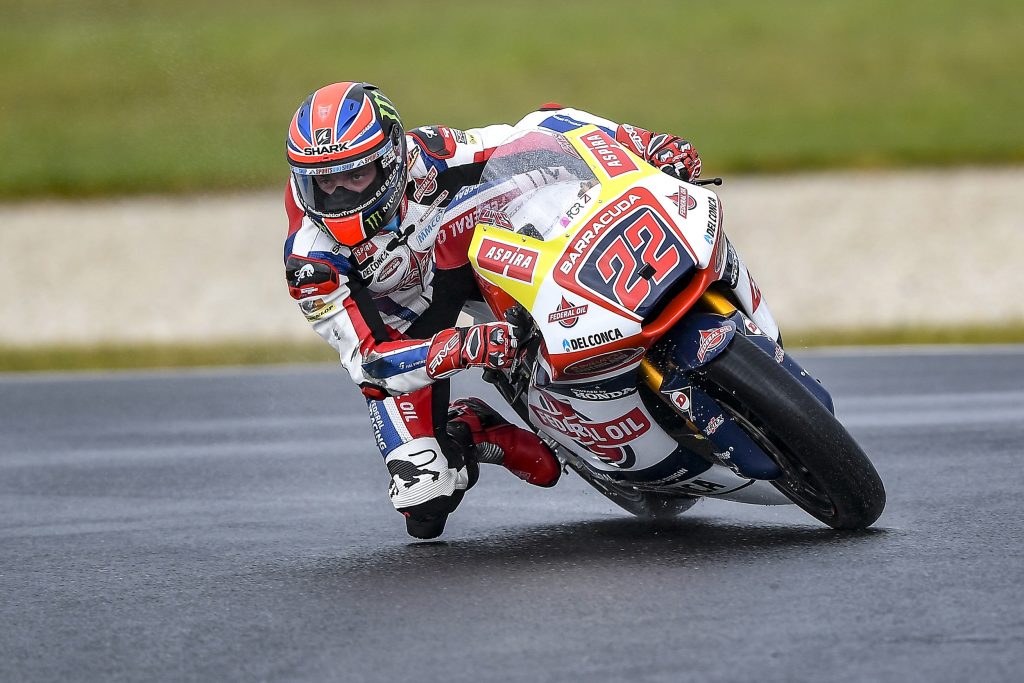 Only a few laps for Sam Lowes on wet opening day in Australia - Gresini Racing