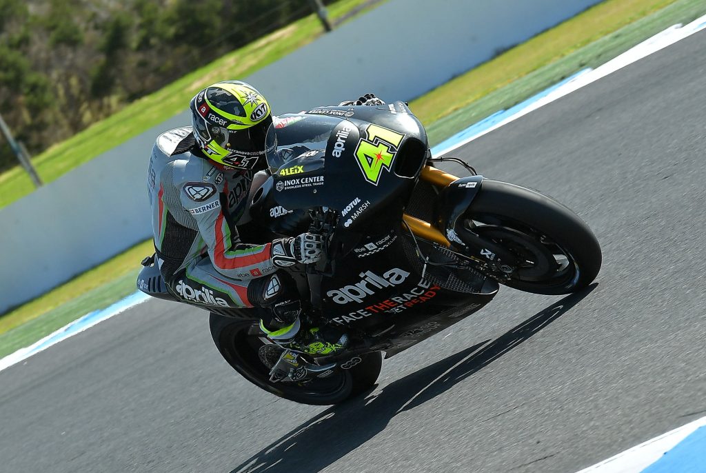 Aprilia continues to grow in Australia: excellent 6th time for Aleix Espargarò on day 2 at Phillip Island - Gresini Racing