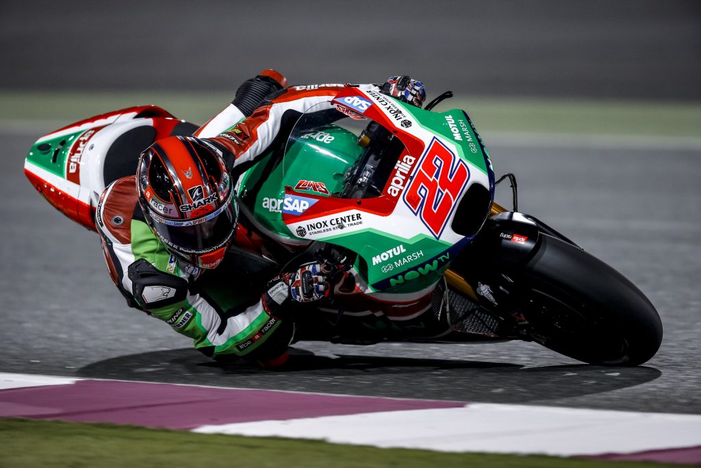 APRILIA IS FIFTH ON THE SECOND DAY OF MOTOGP TESTS IN QATAR - Gresini Racing