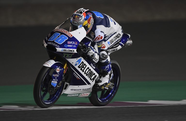 Bad weather hampers Team Conca Gresini’s progress in Qatar