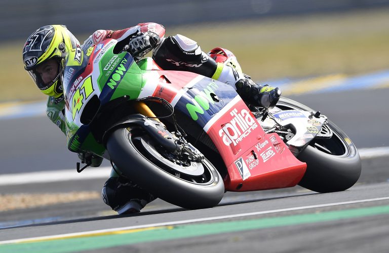 SESTA E SETTIMA FILA PER LE APRILIA NEL GP DI FRANCIA