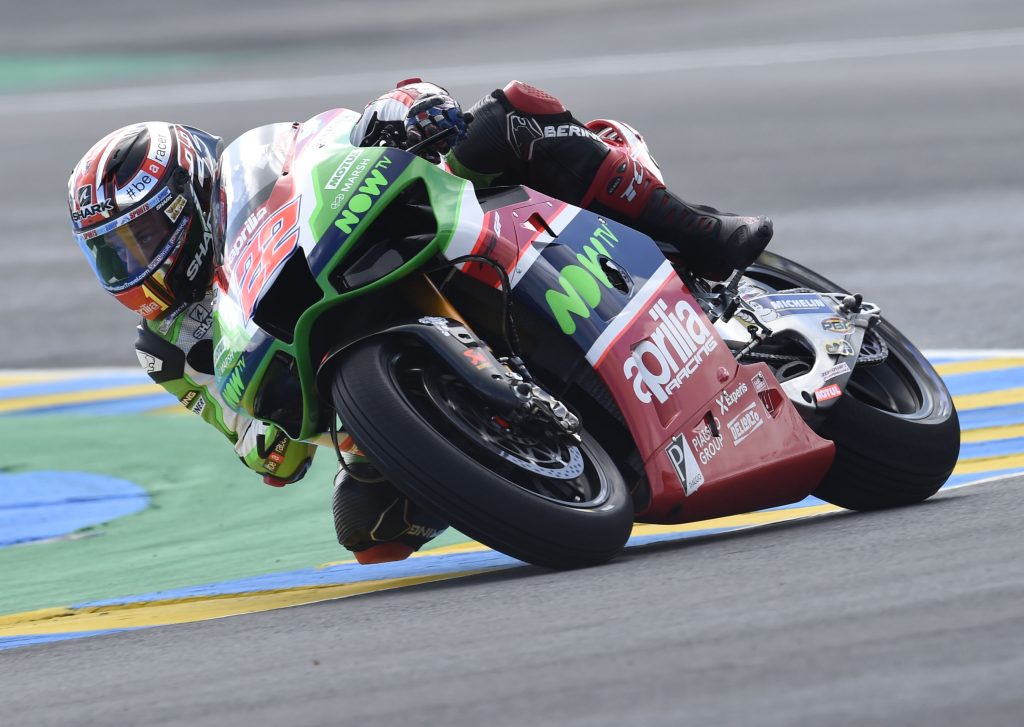 THE APRILIA MACHINES DO WELL IN THE WET AT LE MANS - Gresini Racing