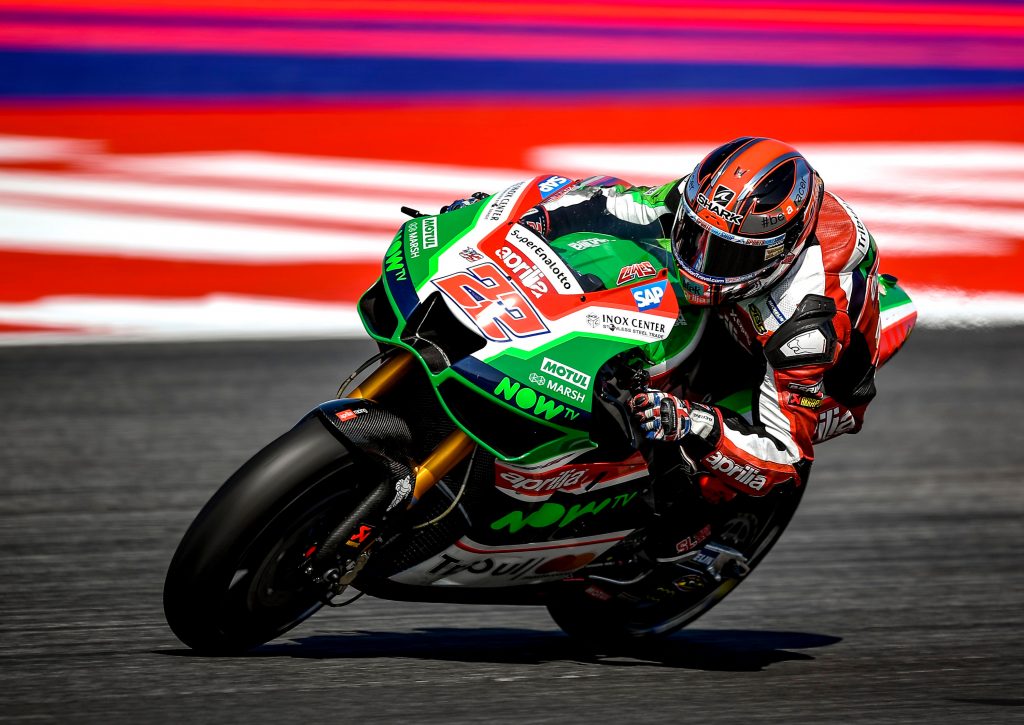 APRILIA IN ARAGÓN TO SUBSTANTIATE THE GROWTH OF THE RS-GP IN A RACE - Gresini Racing