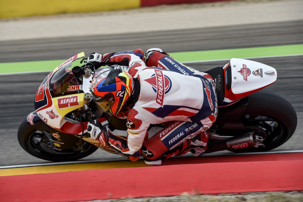 SEVENTH PLACE FOR NAVARRO ON OPENING DAY AT ARAGON - Gresini Racing