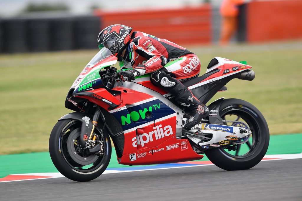 ON THE FRIST DAY OF PRACTICE AT THE GP OF ARGENTINA, APRILIA TAKES BOTH RIDERS TO JUST OUTSIDE THE TOP TEN - Gresini Racing