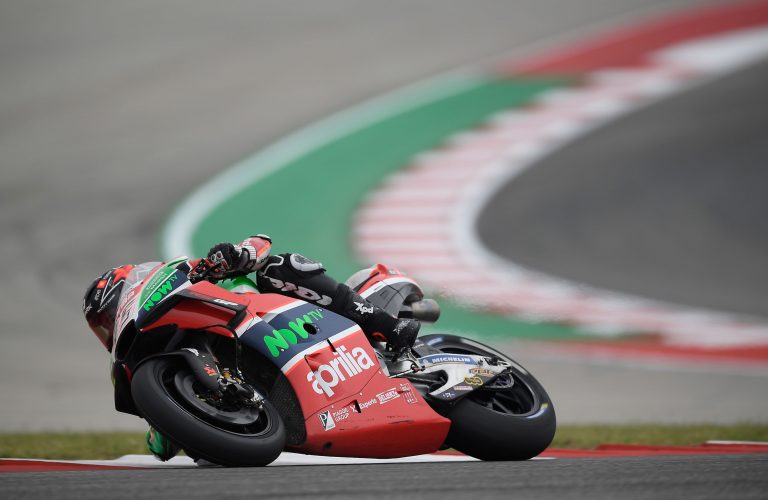 LE MUTATE CONDIZIONI DELL’ASFALTO METTONO IN DIFFICOLTA’ ESPARGARO’ E REDDING