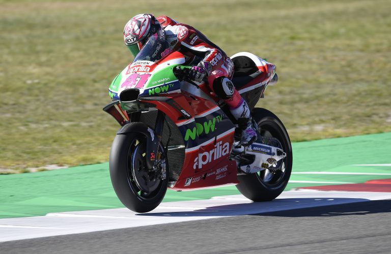 GOOD QUALIFIERS FOR ALEIX WHO RIDES HIS APRILIA TO THE THIRD ROW WITH THE SEVENTH PLACE TIME, JUST TWO TENTHS FROM THE POLE