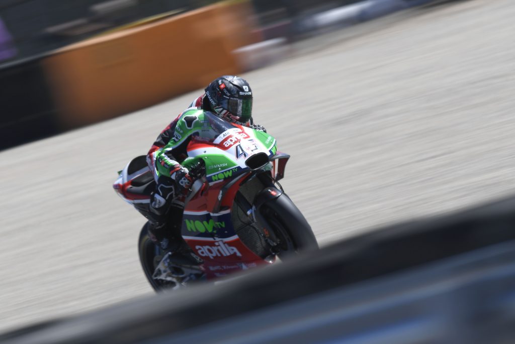 GOOD QUALIFIERS FOR ALEIX WHO RIDES HIS APRILIA TO THE THIRD ROW WITH THE SEVENTH PLACE TIME, JUST TWO TENTHS FROM THE POLE - Gresini Racing