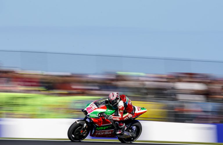 DUE APRILIA A PUNTI A PHILLIP ISLAND