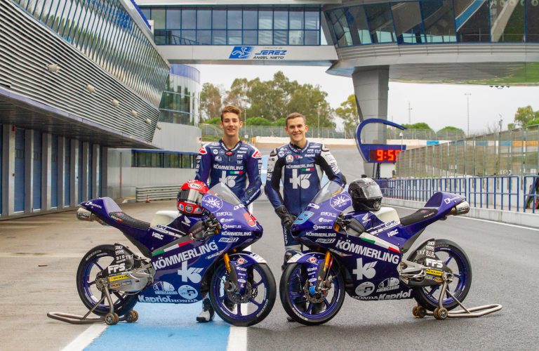 ESORDIO IN PISTA PER IL TEAM KÖMMERLING GRESINI MOTO3 A JEREZ