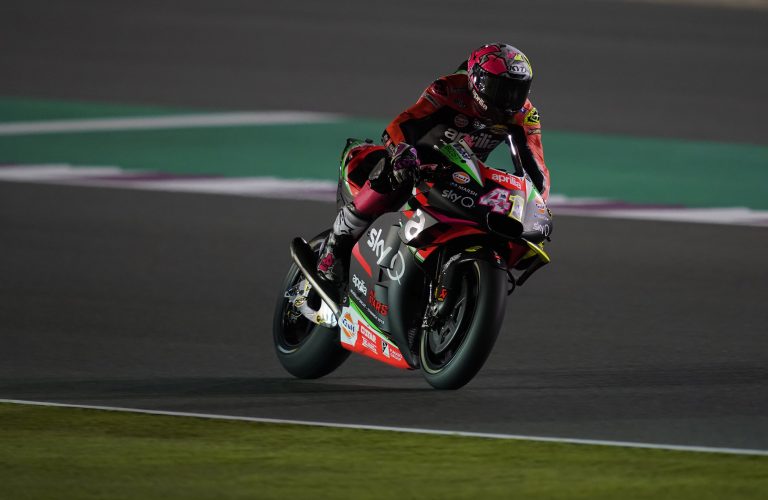 FIRST DAY OF TESTS FOR THE APRILIA RS-GP IN THE NEW 2019 LIVERY