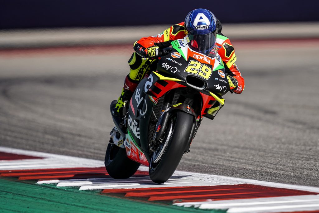 FIRST DAY OF PRACTICE IN AUSTIN FOR THE GP OF THE AMERICAS - Gresini Racing