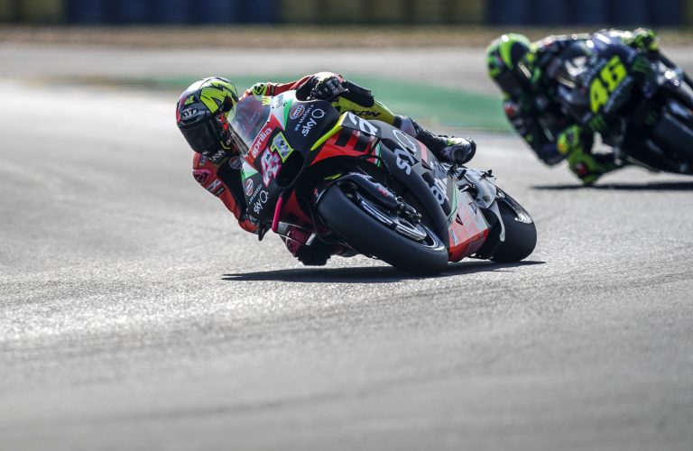 GOOD START FOR ALEIX WHO RIDES HIS APRILIA INTO THE TOP TEN ON THE FIRST DAY