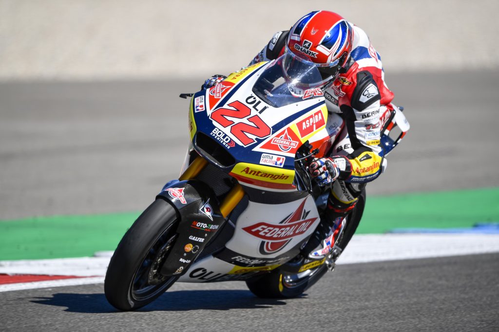 SMILEY LOWES ON SECOND ROW AFTER ASSEN QUALIFYING      - Gresini Racing