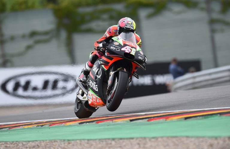 FIFTH AND SIXTH ROW FOR THE APRILIAS IN GERMANY