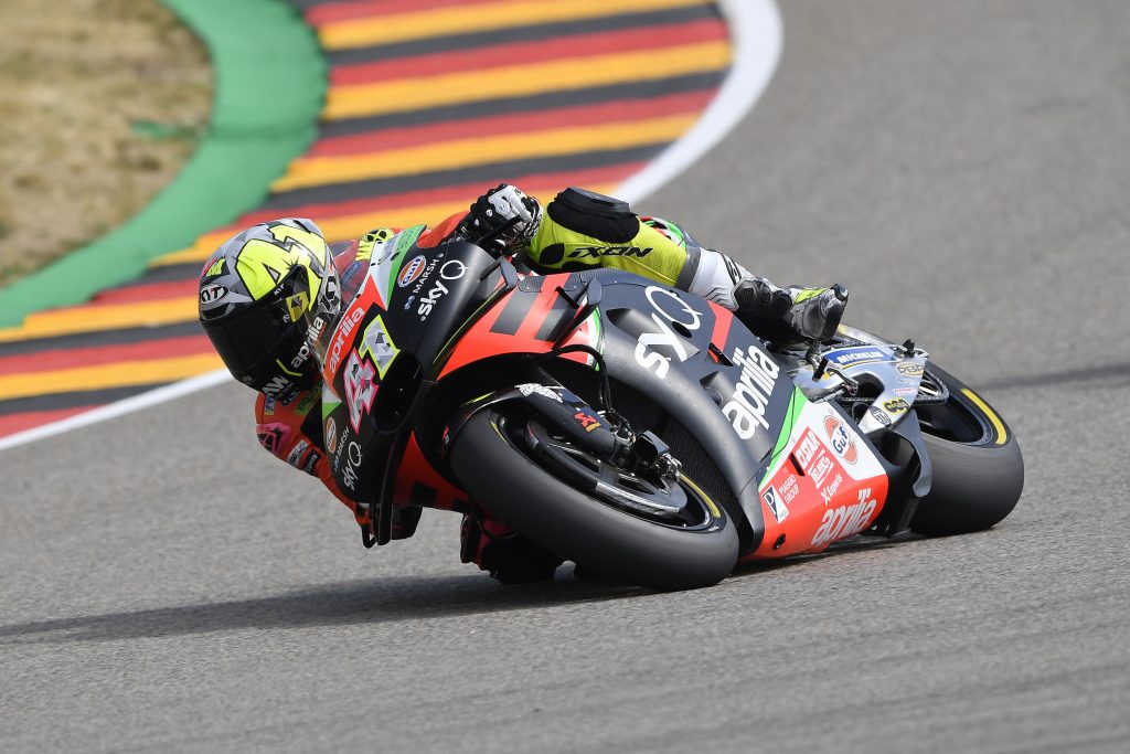 FIFTH AND SIXTH ROW FOR THE APRILIAS IN GERMANY - Gresini Racing