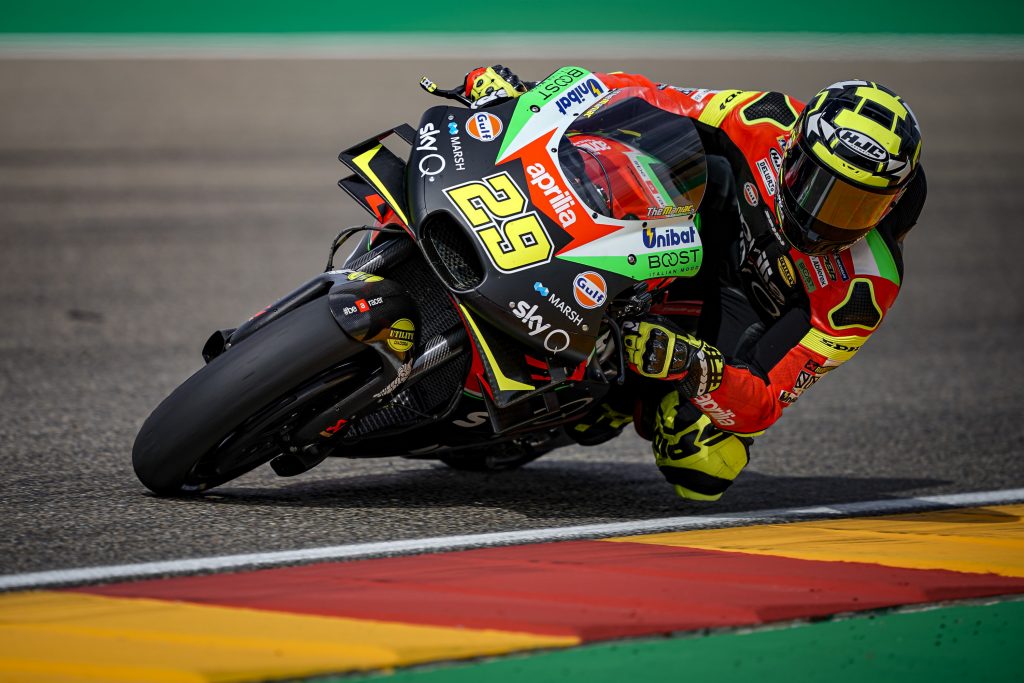 ALEIX DOES WELL, IN THE TOP TEN STRAIGHT AWAY WITH A GOOD PACE FOR DISTANCE - Gresini Racing