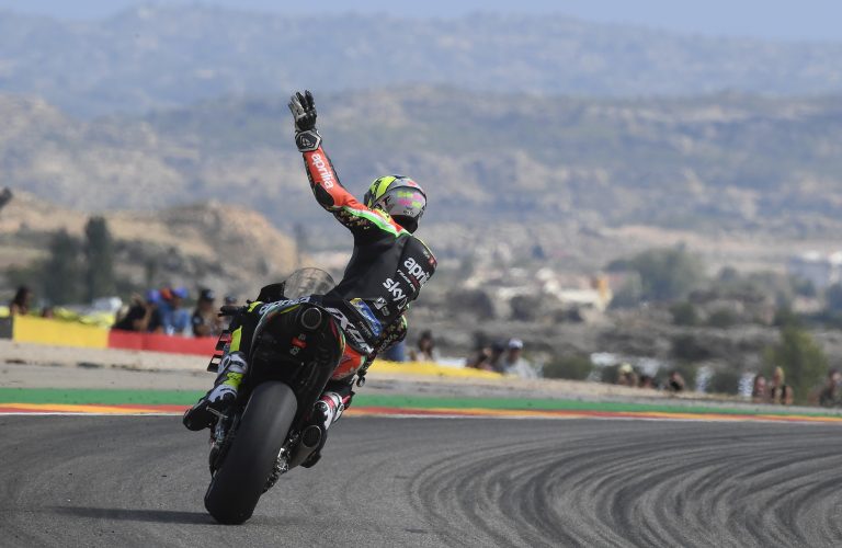 APRILIA OUTSTANDING, ON POINT IN MOTOGP AT ARAGÓN