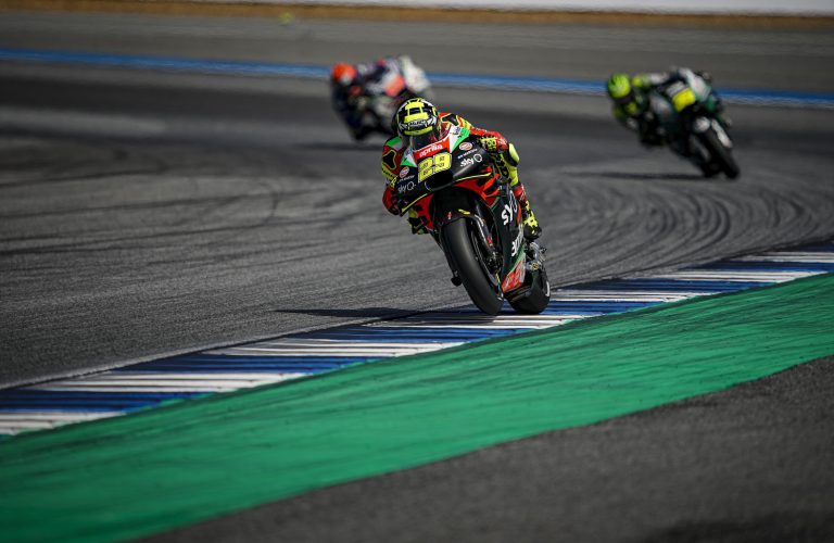 ANDREA IANNONE RIDES HIS RS-GP TO A POINTS FINISH IN THAILAND