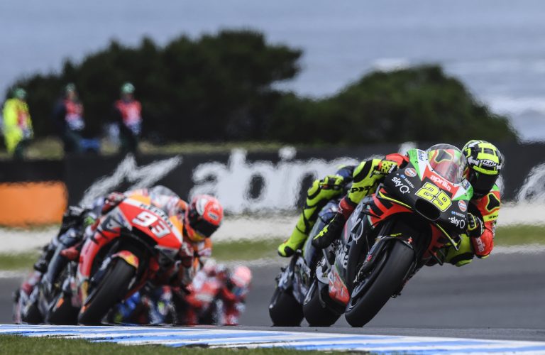 IN AUSTRALIA TWO APRILIAS IN THE TOP TEN WITH ANDREA SIXTH AND ALEIX TENTH