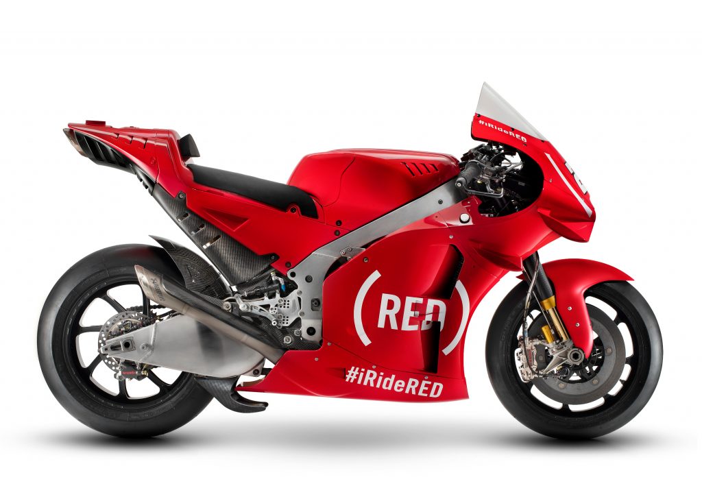 THE APRILIA RS-GP MACHINE RETURN TO THE (RED) LIVERY FOR THE VALENCIA RACE TO SUPPORT THE BATTLE AGAINST HIV/AIDS - Gresini Racing
