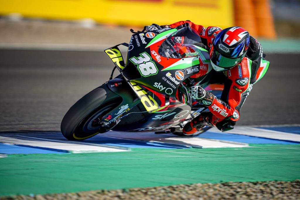 FIFTH AND SIXTH ROW FOR THE APRILIAS IN THE JEREZ QUALIFIERS - Gresini Racing