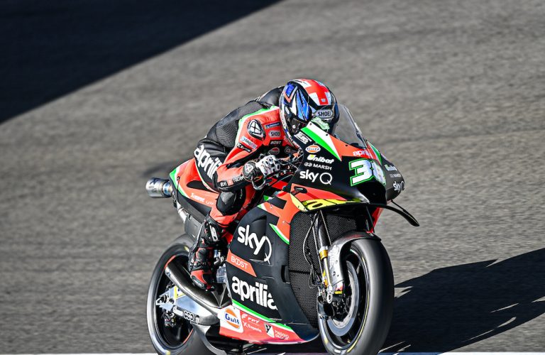 APRILIA WORKS ON TYRES AND RACE PREPARATION