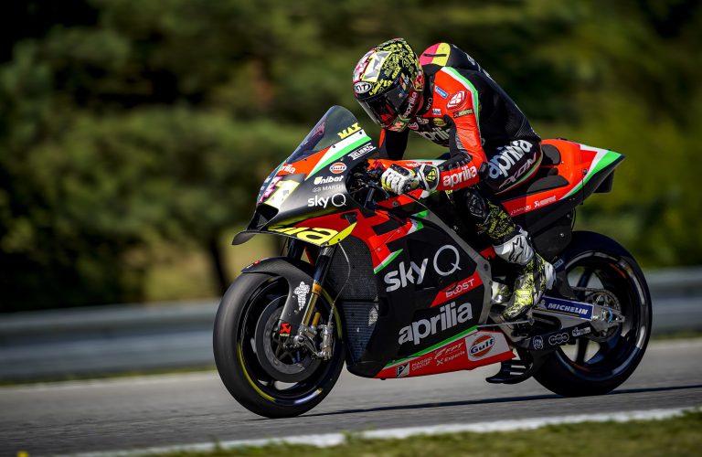 APRILIA SENSATIONAL IN BRNO: ALEIX RIDES THE RS-GP TO THE SECOND ROW