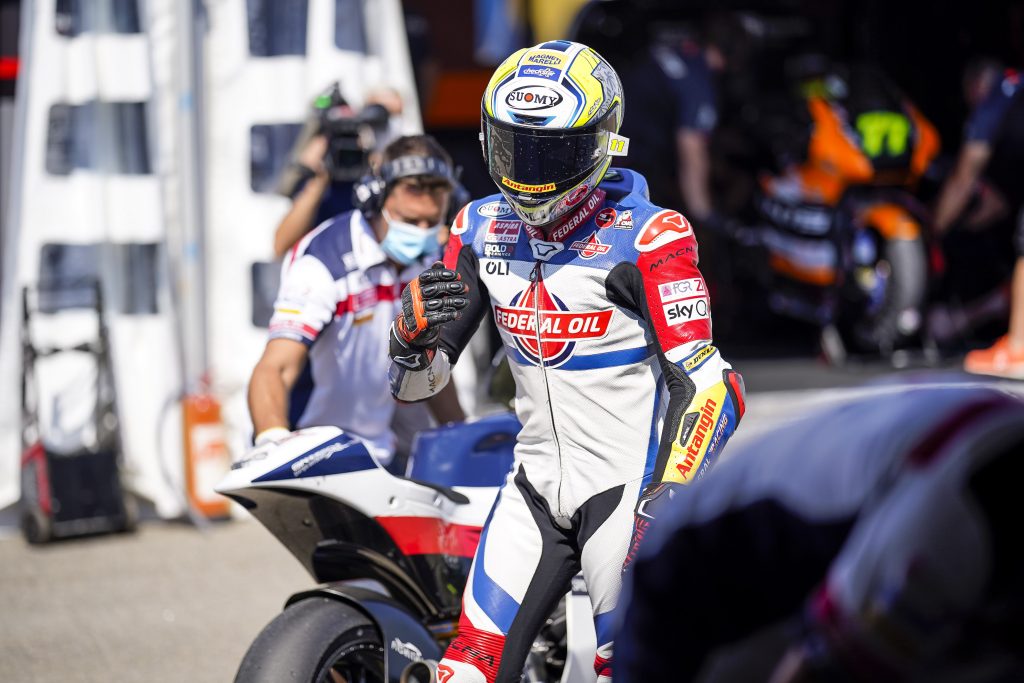 THE PACE IS THERE: TEAM FEDERAL OIL FOR THE COMEBACK - Gresini Racing